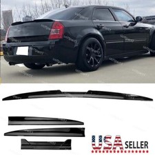 Rear Trunk Lip Spoiler Wing Glossy Black Fit For Chrysler 300 300C SRT8 Sedan picture