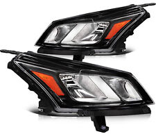 For 2013-2017 Chevy Traverse LS LT LTZ 3.6L Headlight Assembly Black Housing L+R picture