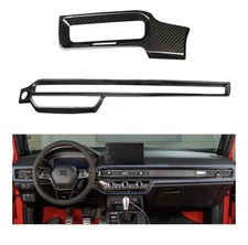 JSWAN Carbon Fiber Dashboard Outlet Frame Cover Kits for Civic FE FL4 Type r picture