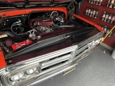 1967-1968 Chevy/GMC C10 Radiator Filler Panels Smooth Steel 3-Piece Kit - Notch picture