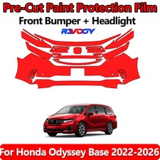 8.5Mil PreCut Front Bumper PPF Kit Film For Honda Odyssey Base 2022-2026 picture