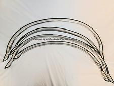 Fits F-150 Bronco F-250 F-350 1987-1996 Chrome Polished Stainless Fender Trim 1