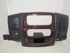 2003-2005 Dodge Ram Dash BezelRadio Surround Vents Trim Climate Wood Grain picture