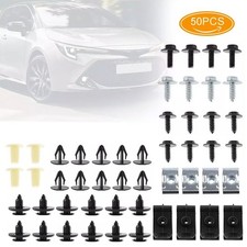 50Pcs Engine Splash Shield Fender Bumper Screw Clips Rivet Fastener For Toyota picture