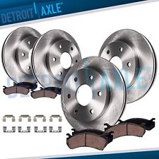Front Rear Rotors + Ceramic Brake Pads for 2010-2013 2014 2015 2016 Cadillac SRX picture