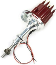 Pertronix D130711 Flame-Thrower Plug and Play Vacuum Advance Red Male Cap Billet picture