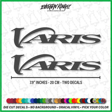 VARIS Racing Concept Decals x2 - 20cm 8 inch JDM BRZ WRX STI CIVIC RX8 S2000 BMW picture
