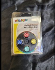 Volkswagen Harlequin Wheel Valve Stem Caps picture