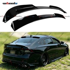 Glossy Black V3 Style Trunk Spoiler + Rear Roof Wing Lip FOR 23-26 Honda Accord picture