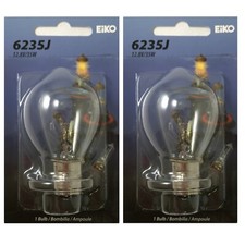 (2) Peak 6235J Clear Light 12.8V 35/35W RP-10 P15D-3 Halogen Bulb Headlamp A7028 picture