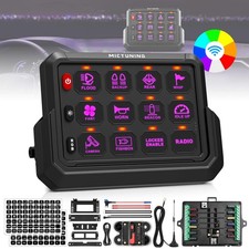 Wireless RGB 12 Gang Switch Panel LED 265FT Remote Circuit Control Box Marine picture