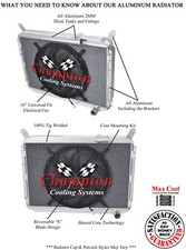 ER Champion 3 Row Radiator W/ 16
