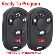 2 M3N65981403 Transmitter Keyless FITS Chevrolet Corvette 2005-07 Remote Key Fob picture