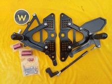 NINJA400 NINJA500 Race Rearset Footrests peg.  WM RACING. made in thailand picture