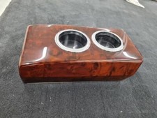 Center Console Cup Holder For Mercedes-Benz R107 560SL Walnut Color picture
