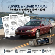 PONTIAC GRAND PRIX 1999 2000 2001 2002 2003 SERVICE REPAIR WORKSHOP MANUAL USB picture