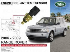 06-09 Range Rover 4.4L AJV8 4.2L Engine Coolant Temperature Sensor / Sender New picture