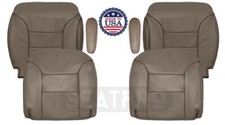 Fits 1995-1999 GMC Yukon 2-Door SLT Front Set Replacement Seat Cover Leather Tan picture