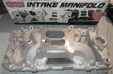 Edelbrock 7561 RPM Air-Gap INTAKE MANIFOLD Chevy BBC 2-O 396 454 402 OVAL PORT picture