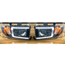 Pair For 2006-2014 Honda Ridgeline Headlights led Daytime Running Light Version picture