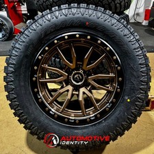 18x9 Fuel Rebel D681 Bronze Wheels 33