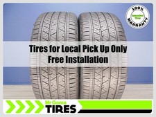 2 Continental Crosscontact Lx Sport XL 255/45R20 Used Tires 8.8/32 Tread 2554520 picture