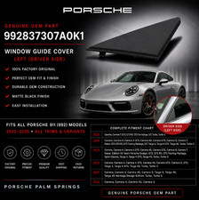 Porsche 911 992 Window Guide Cover Trim OEM 992837307AOK1 Genuine picture