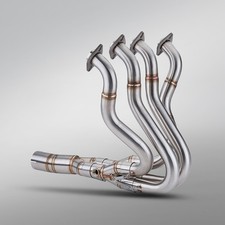 Slip-on Motorcycle Exhaust Link Pipe For Kawasaki Ninja ZX6R ZX636 2009-2023 picture