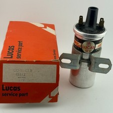 NOS OEM Lucas Ignition Coil Jaguar MG Triumph 45212D HP12 Dated 1977 picture