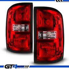 Fit 2014-2018 GMC Sierra 1500/2500/3500 Truck OE Red Replacement Tail Light Pair picture