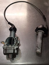 1983-1985 Yamaha 225DX Carb And Twist Throttle Assembly With Good Cable picture
