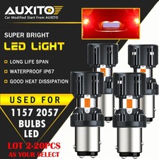2-20X AUXITO Red 1157 2057 CANBUS LED Turn Signal Tail Stop Brake Light Bulb EE picture