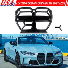 CSL Front Bumper Grille Grill Fit 2021-2024 BMW G80 M3 G82 G83 M4 Gloss Black picture