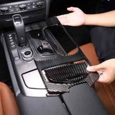 Real Carbon Fiber Gear Shift Panel Cover Trim For Maserati Ghibli 2014-2022 picture