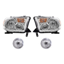 4 Piece Set of Headlights & Fog Lights for 2007-2013 Tundra/ 2008-2017 Sequoia picture