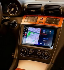 Upgraded 4+64G Android 15 Stereo Carplay AHD For Mercedes C-Class W203 2003-2009 picture
