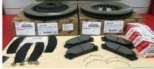 2009-2018 TOYOTA COROLLA & MATRIX GENUINE OEM FRONT BRAKE ROTORS TCMC PADS &SHIM picture