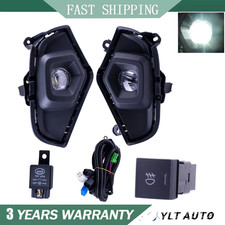 Pair For 2019-2024 Toyota Rav4 LED Fog Lights Assembly Lamp&Cover&Wiring&Switch picture