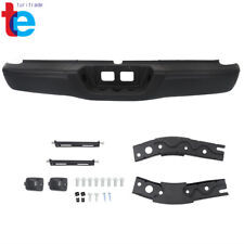 Fit For 2000-2006 Toyota Tundra Rear Step Bumper Complete Assembly Steel Black picture