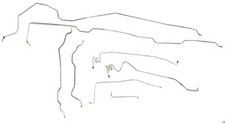 Galfan Coat Steel Full Brake Line Kit 73-80 Chevy/GMC K10/K20 & K15 4wd Long Bed picture