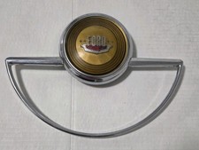 Clean Used Original 1949 Ford Horn Ring  Survivor 49 Shoebox Flathead Cap picture