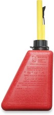 Reda 1 Gallon Fuel Can - Red Plastic, Fits HD Style Saddlebags picture