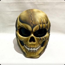 Helmet Skeleton skull Brown Dot and ECE picture