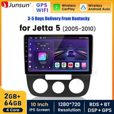 For VW Jetta 5 2005-2010 2+64GB Carplay Android 15 Car Stereo Radio GPS Navi RDS picture