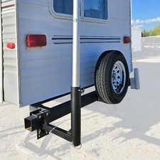 RV Starlink(Flag) Pole Frame/Hitch/Bumper  3-in-1 Mount Fits Pole is 2.5'' O.D. picture