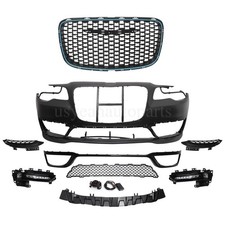 For 2015-23 Chrysler 300C SRT 8 SRT8 Front Bumper Cover Complete Kit W/ Blue LED picture