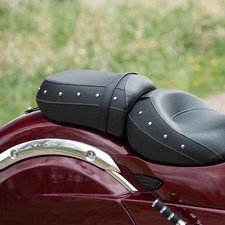 Indian Motorcycle All-Weather Vinyl Passenger Seat, Black with Studs 2880666 picture