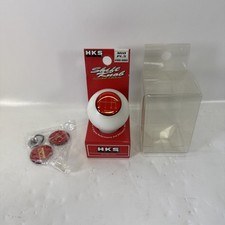 Rare JDM HKS Shift Knob 5 & 6 Speed White Limited Edition M10 P1.5 NOS Open Box picture