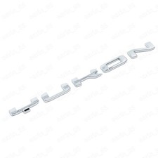 1X Silver Rear Yukon Letters Emblem for 2021-2026 GMC Yukon Yukon XL SLT SLE picture