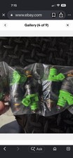Fuel Injectors 42lb ford racing lightning saleen green top 8x picture